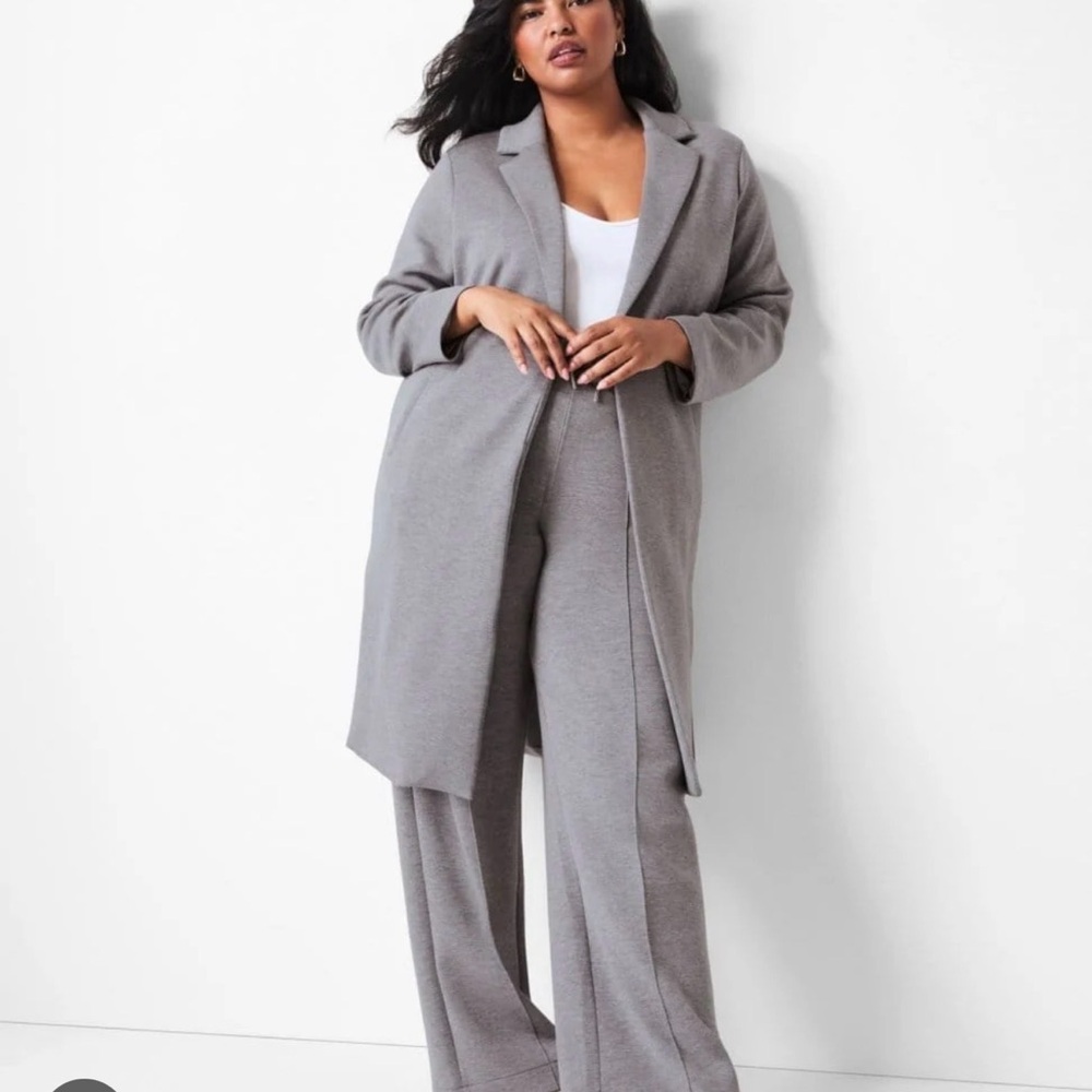 SPANX AirEssentials Long Jacket - Heather grey